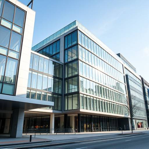 Photograph of a modern architectural building in London